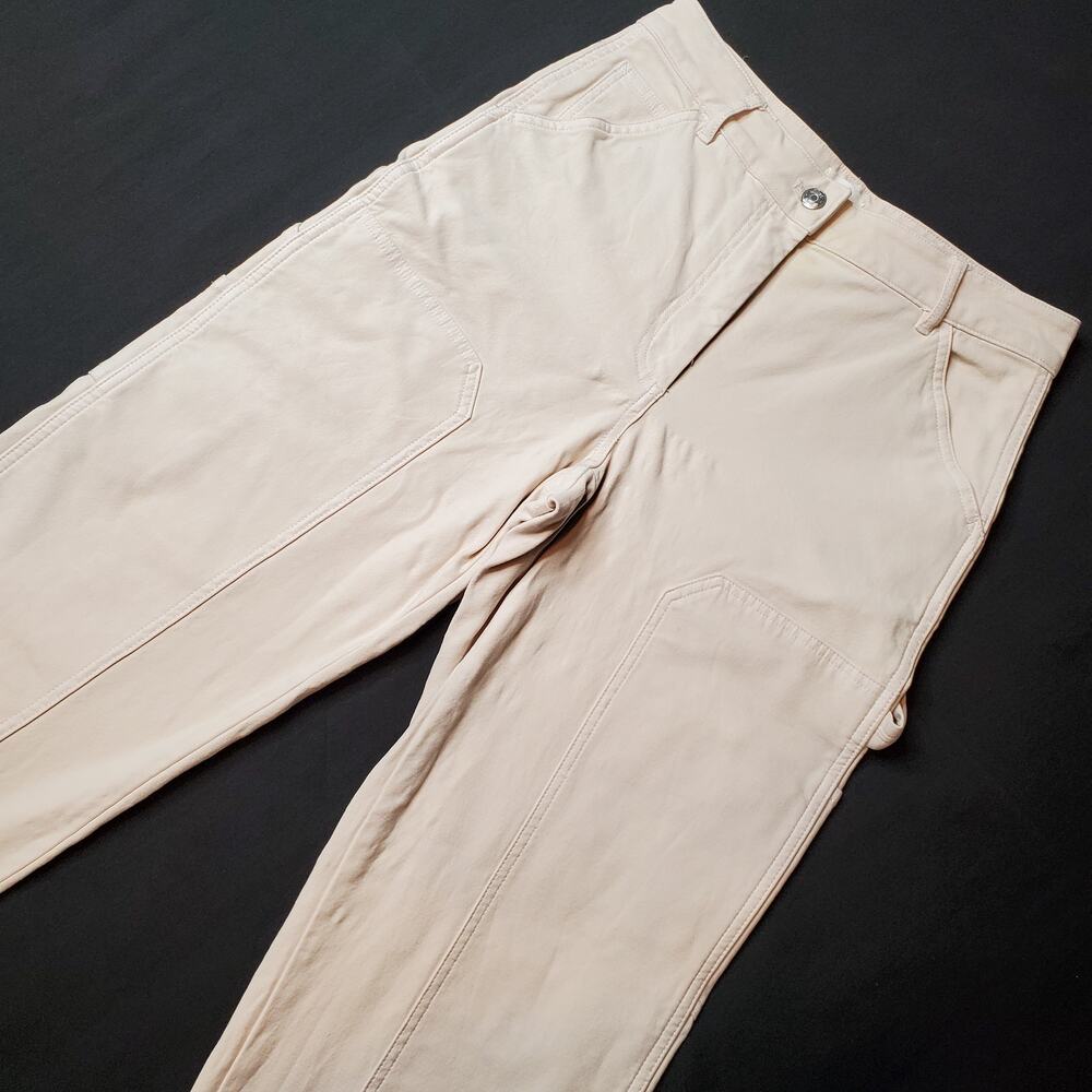 Aritzia Wilfred Free Women's Size 6 Brennan High Waist Utility Pants Beige
